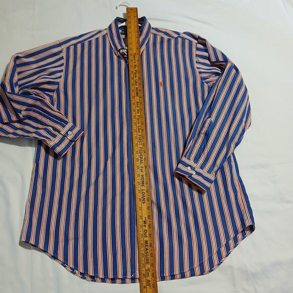 Ralph Lauren Classic Fit MEN'S 17 34/35 Long-Sleeved Button-Up Button-Down Shirt - Picture 8 of 13